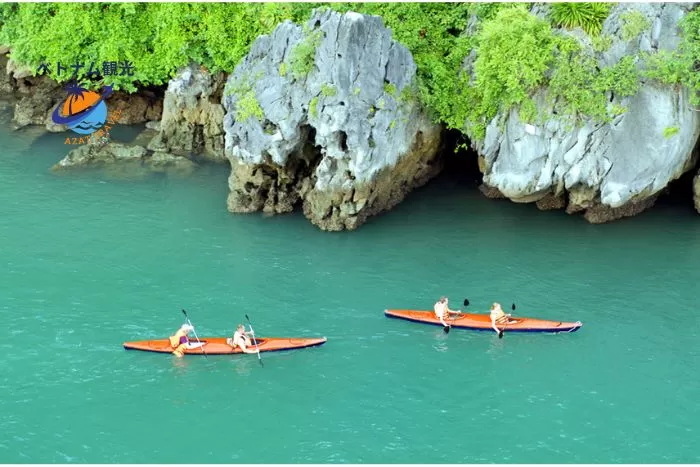 ハロン湾でのカヤックとは何ですか?・ハロン湾日帰りツアー・ハロン湾で体験しましょう。